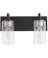Fallstaff 2-light Bath Vanity Light Matte Black
