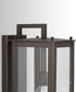 Hunt 1-Light Outdoor Wall Mount Rain or Shine - Oiled Bronze with Clear Glass