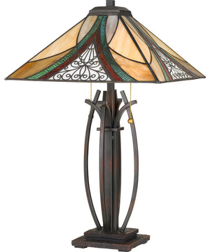 Orleans Small 2-light Table Lamp Valiant Bronze