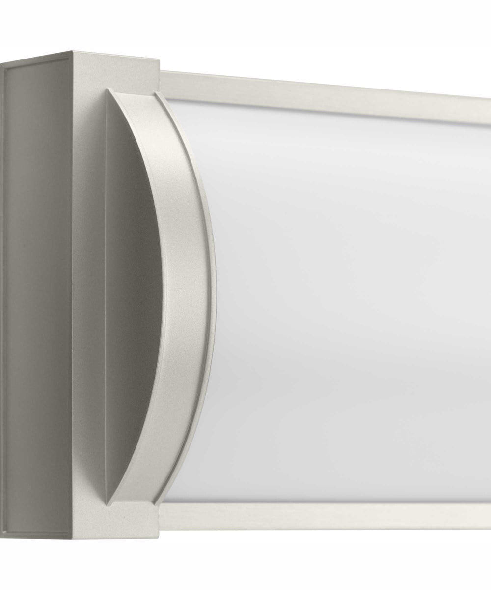 Barril 32 in. Large Modern Integrated LED Linear Vanity Light Brushed Nickel