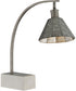 Busson 1-Light Desk/Table Lamp Metal Shade/Cement Base