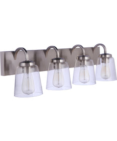 Elsa 4-Light Vanity Brushed Polished Nickel