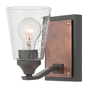 5"W Jackson 1-Light Bath Sconce in Buckeye Bronze