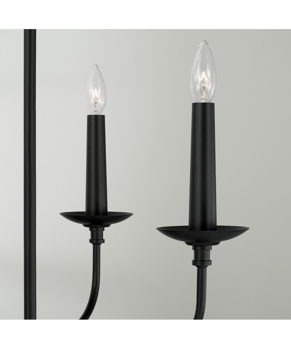 Wilder 4-Light Chandelier Matte Black
