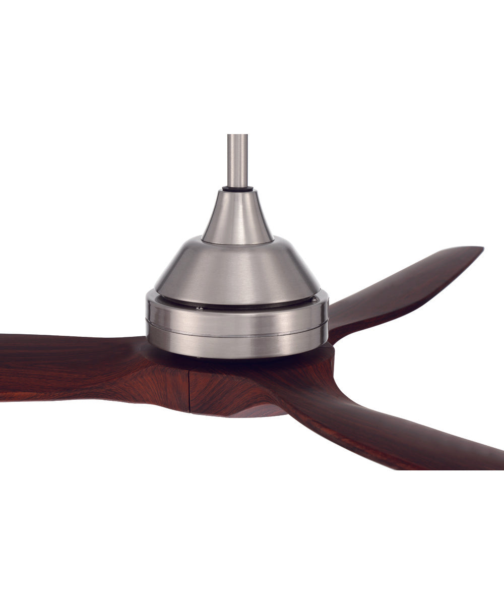 60" Limerick 1-Light Indoor/Outdoor Ceiling Fan Brushed Polished Nickel
