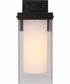 Hayner 1-Light Outdoor Wall Lantern Midnight