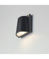 Rivet VX Small LED Outdoor Sconce Black / Antique Brass