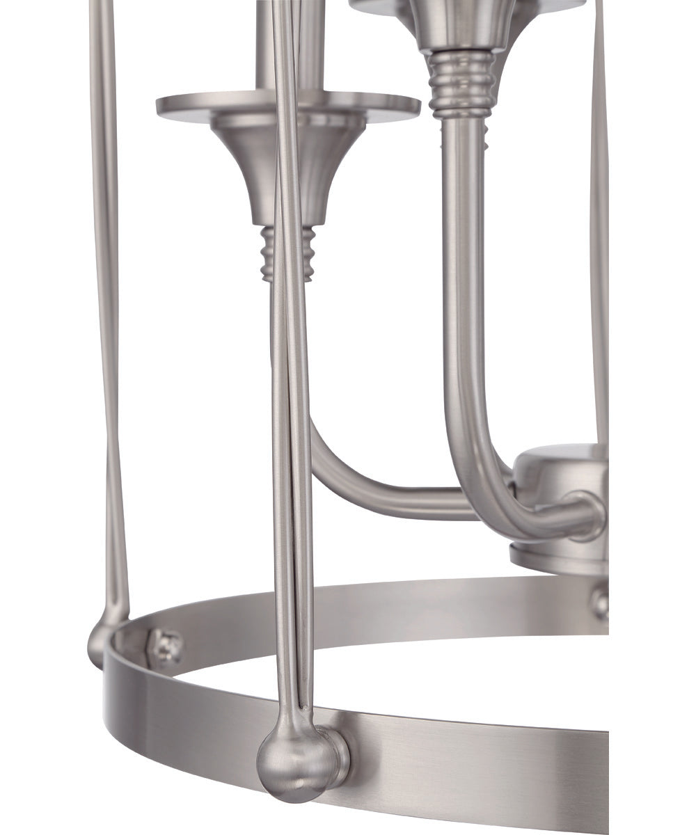 Jolenne 6-Light Foyer Brushed Polished Nickel