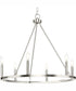 Gilliam 6-Light New Traditional Chandelier Brushed Nickel