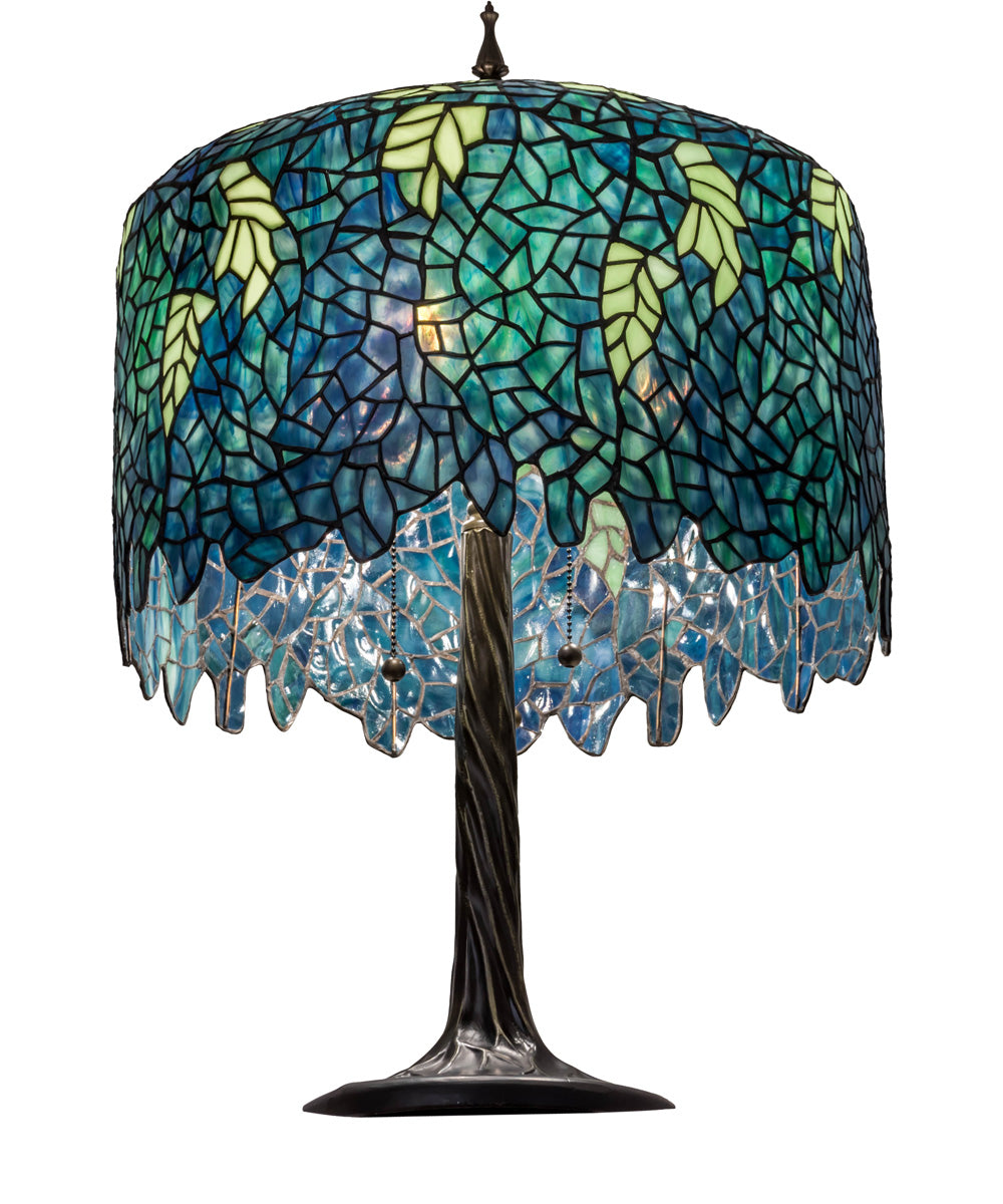 29"H Tiffany Wisteria Table Lamp