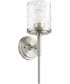 Starky 1-light Wall Mount Light Fixture Satin Nickel