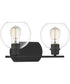 Pruitt Medium 2-light Bath Light Matte Black