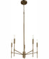 Hamilton 5-light Chandelier Dark Brass