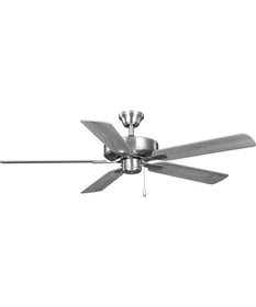 AirPro 52 in. 5-Blade Energy Efficient Rated Transitional Ceiling Fan Brushed Nickel