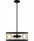 Quoizel Pendant Large 4-light Pendant Matte Black