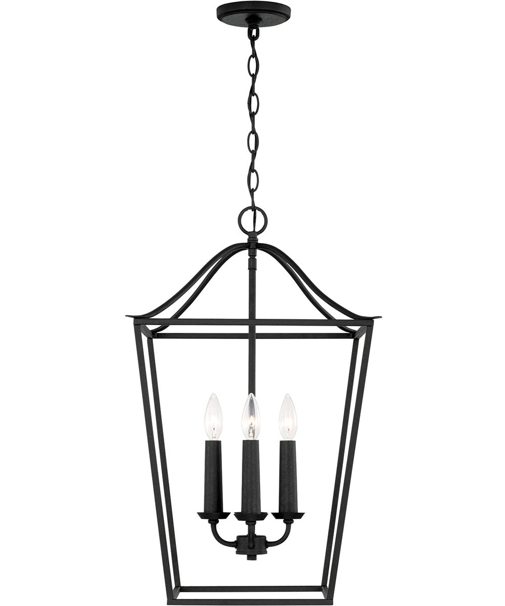 Grady 4-Light Foyer Black Iron