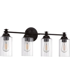 Dardyn 4-Light Vanity Flat Black