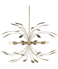Mariposa 8-Light Hanging Pendant Light Antique Gold