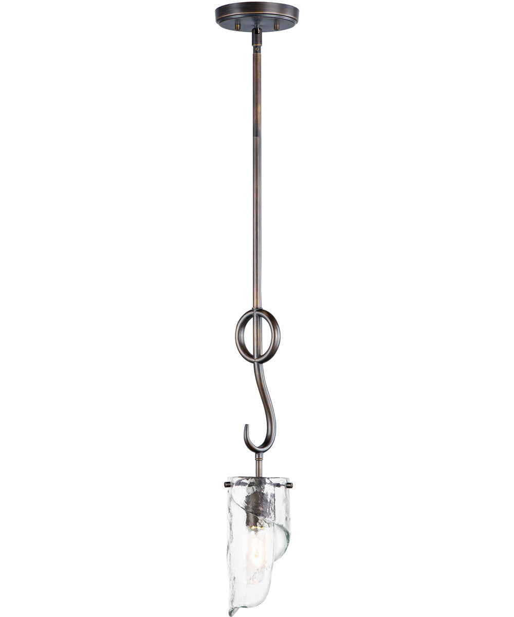 5"W Citadel 1-Light Mini Pendant Chestnut Bronze