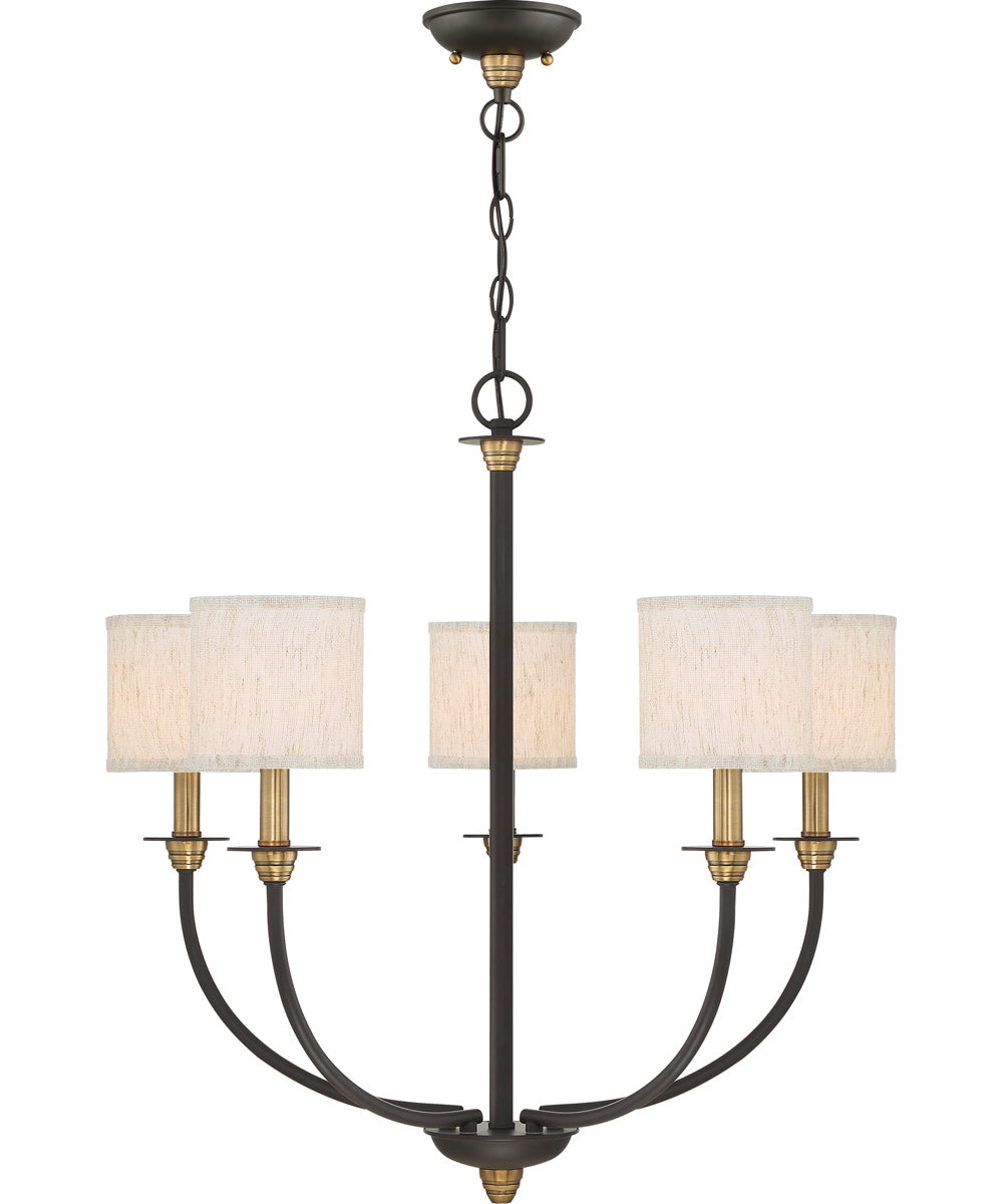 Audley 5-light Chandelier Old Bronze