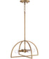 Lawson 4-Light Semi-Flush Aged Brass