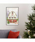 Framed Country Christmas Barn by Art Nd Canvas Wall Art Print (16  W x 23  H), Sylvie Greywash Frame