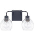 Tanner 2-Light Vanity In Matte Black