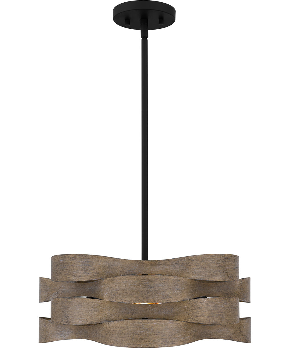 Appleton Large 2-light Pendant Matte Black