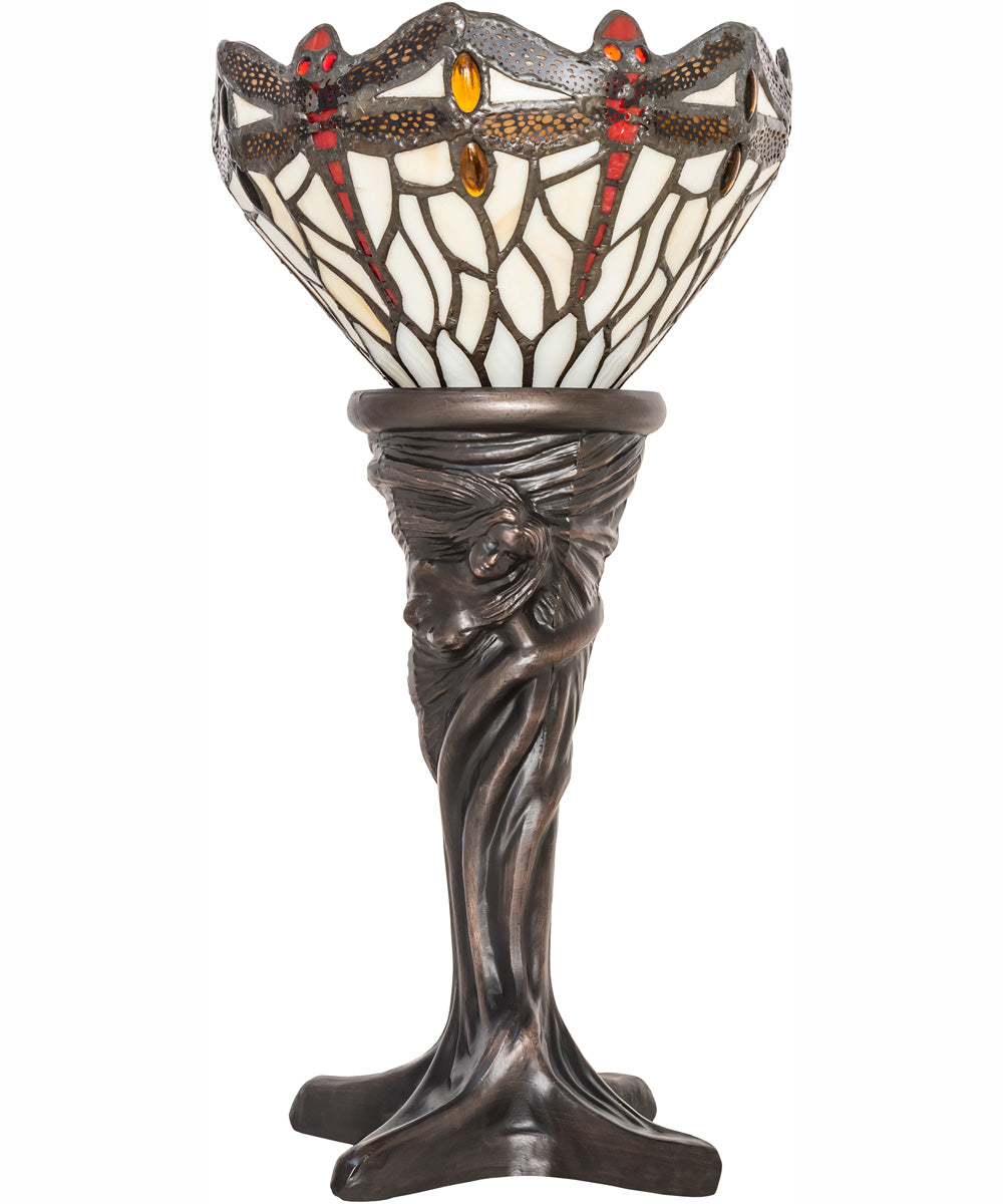 15" High Tiffany Hanginghead Dragonfly Mini Lamp