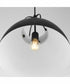 1-light Pendant Matte Black