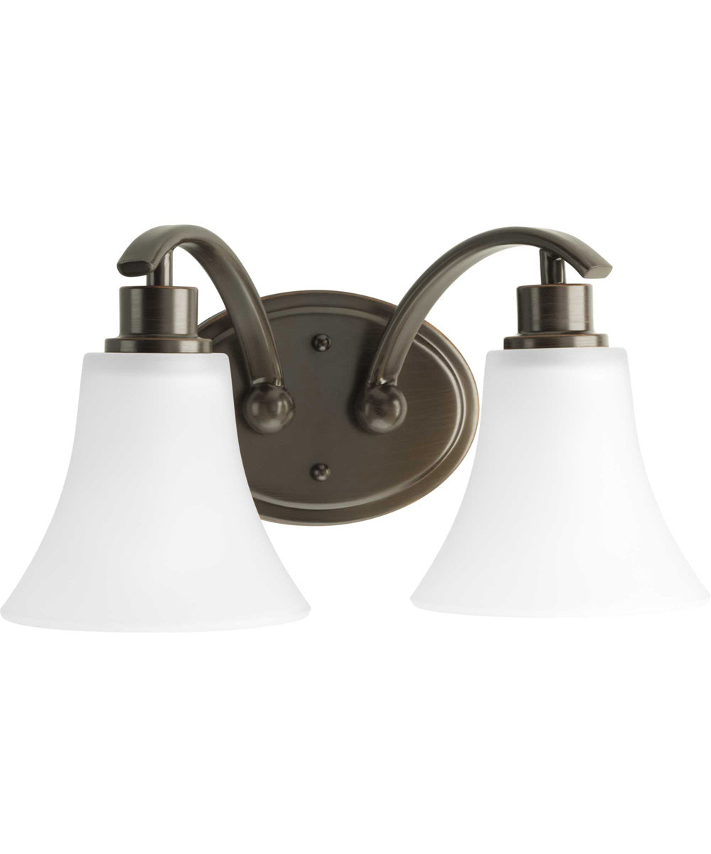 Joy 2-Light Bath & Vanity Antique Bronze