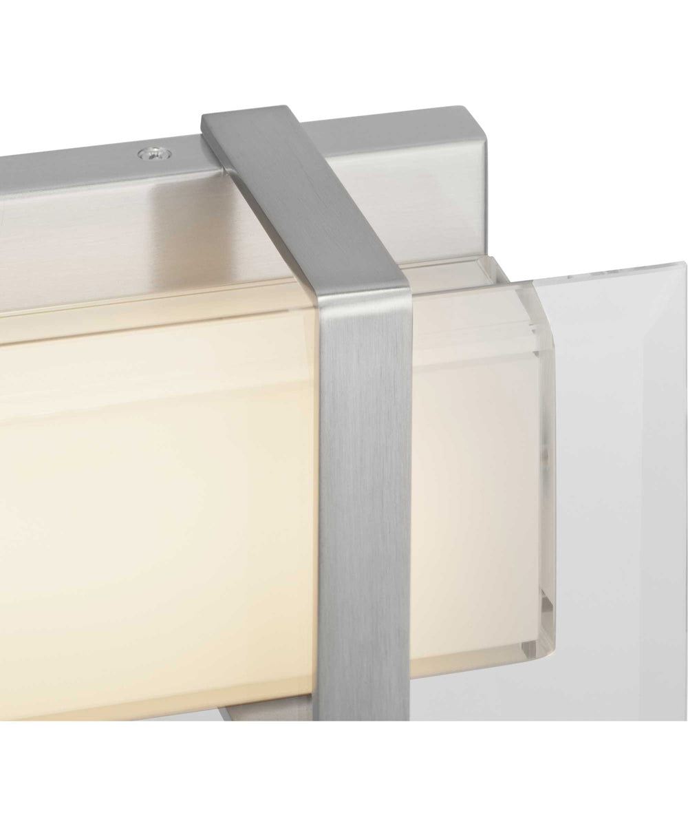 Miter LED 12-1/4" LED Wall Sconce Brushed Nickel