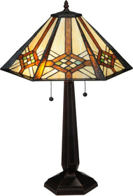 26"H Crosshairs Mission Table Lamp
