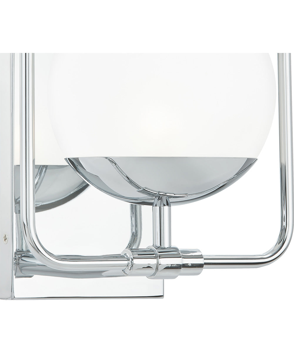 Padgett Small 1-light Wall Sconce Polished Chrome