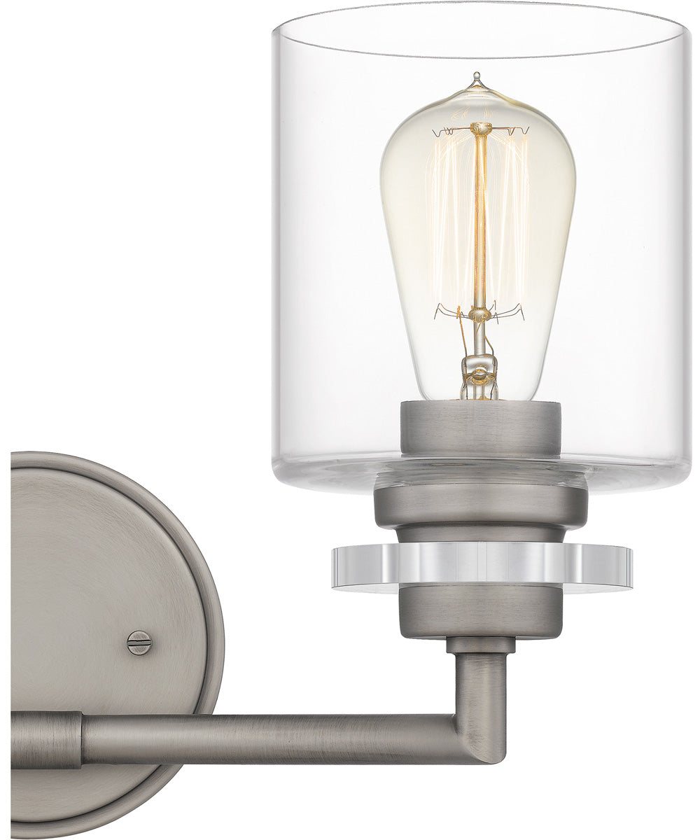 Jaspar Medium 2-light Bath Light Antique Nickel