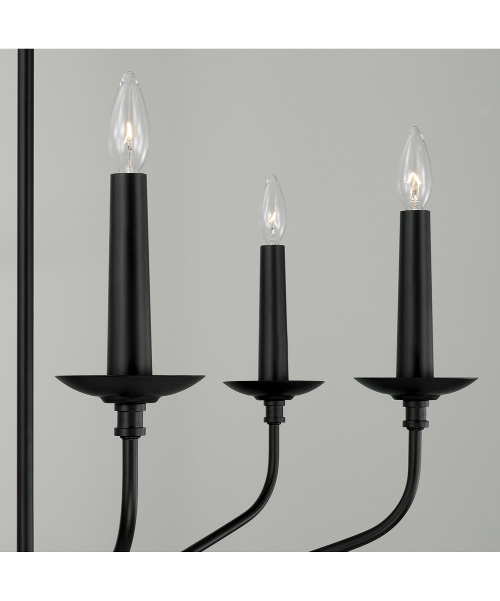 Wilder 6-Light Chandelier Matte Black
