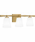 Brindley Large 3-light Bath Light Aged Brass