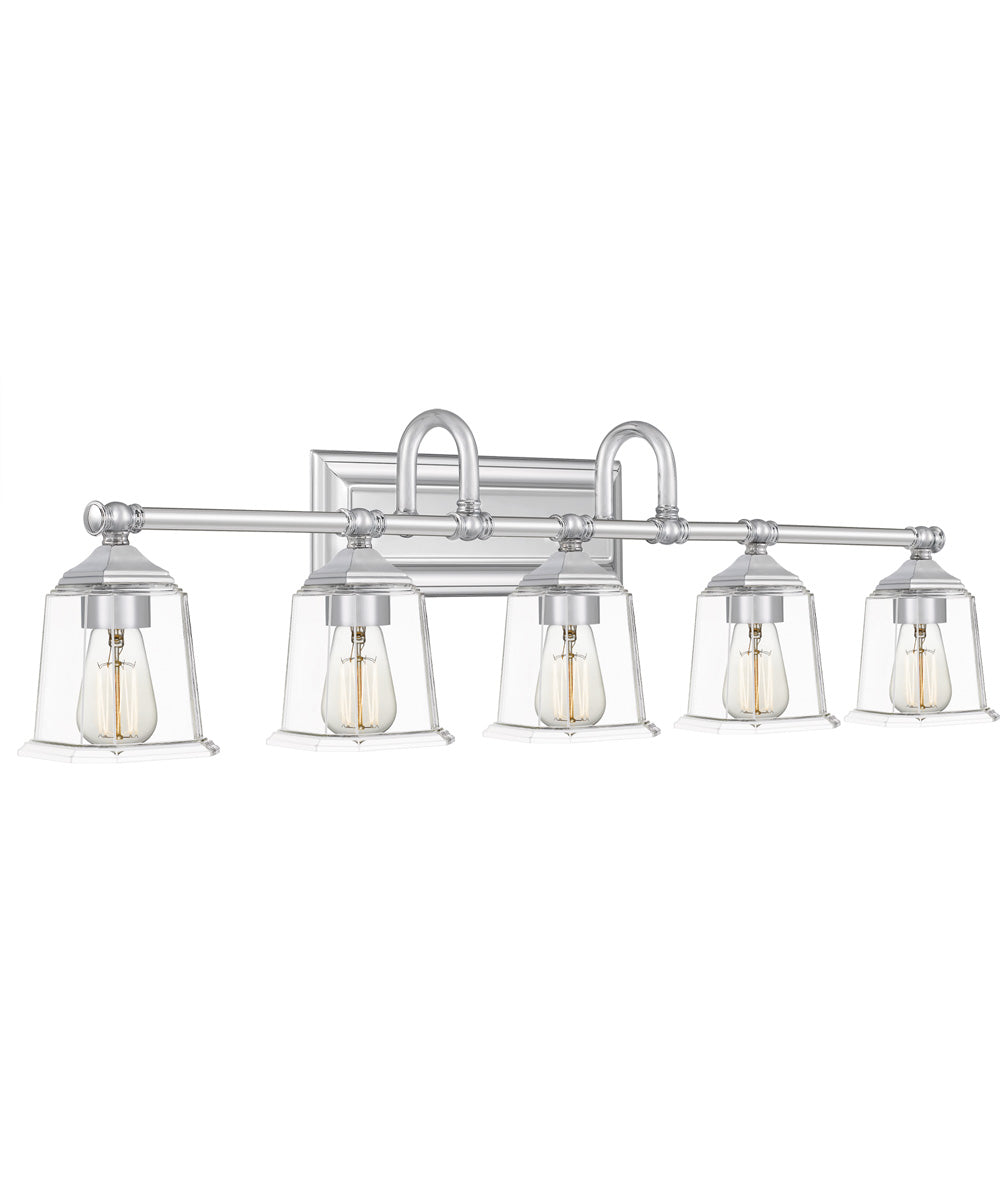 Nicholas 5-light Bath Light Polished Chrome