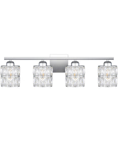 Gibson Extra Large 4-light Bath Light Polished Chrome