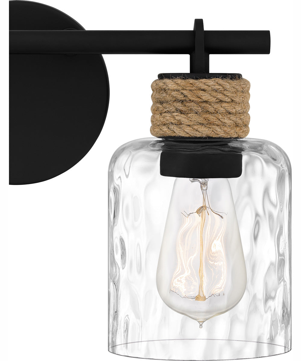 Baltic Medium 2-light Bath Light Matte Black