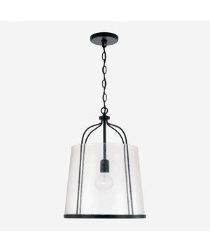 Madison 1-Light Pendant Matte Black