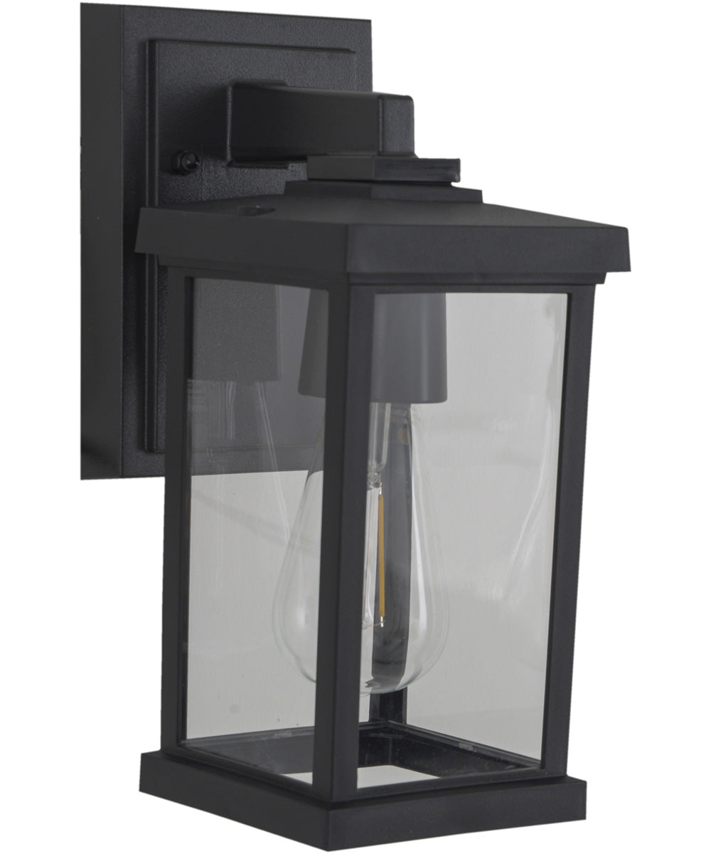 Resilience Lanterns 1-Light Outdoor Lantern Textured Black