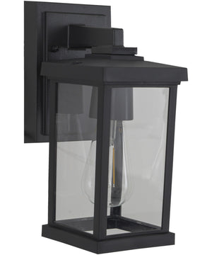 Resilience Lanterns 1-Light Outdoor Lantern Textured Black