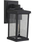 Resilience Lanterns 1-Light Outdoor Lantern Textured Black