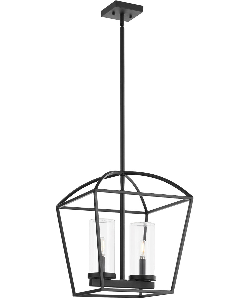 Odeon 2-light Pendant Matte Black