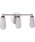 Riggs 3-Light Vanity Brushed Polished Nickel / Polished Nickel