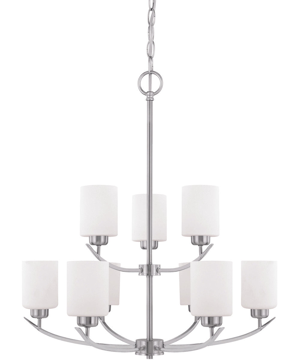 Dixon 9-Light Chandelier In Brushed Nickel