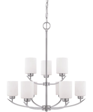 Dixon 9-Light Chandelier In Brushed Nickel