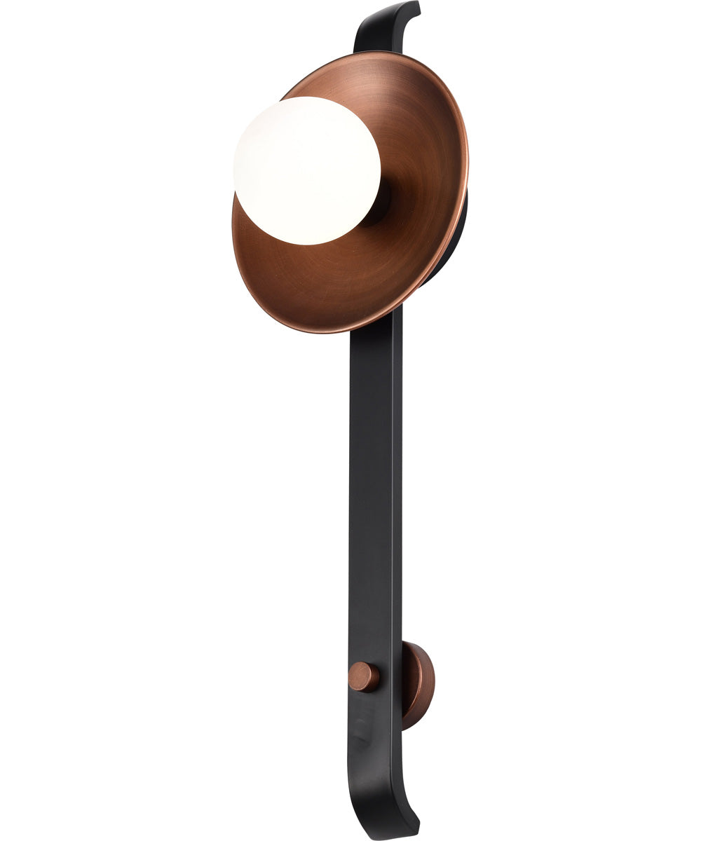 Colby 1-Light Vanity & Wall Matte Black