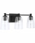 Myles 3-Light Vanity Matte Black